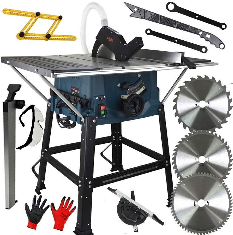 PILA STOLOWA KRAJZEGA DO DREWNA TARCZOWA PILARKA REGULACJA CIĘCIA EUROTEC