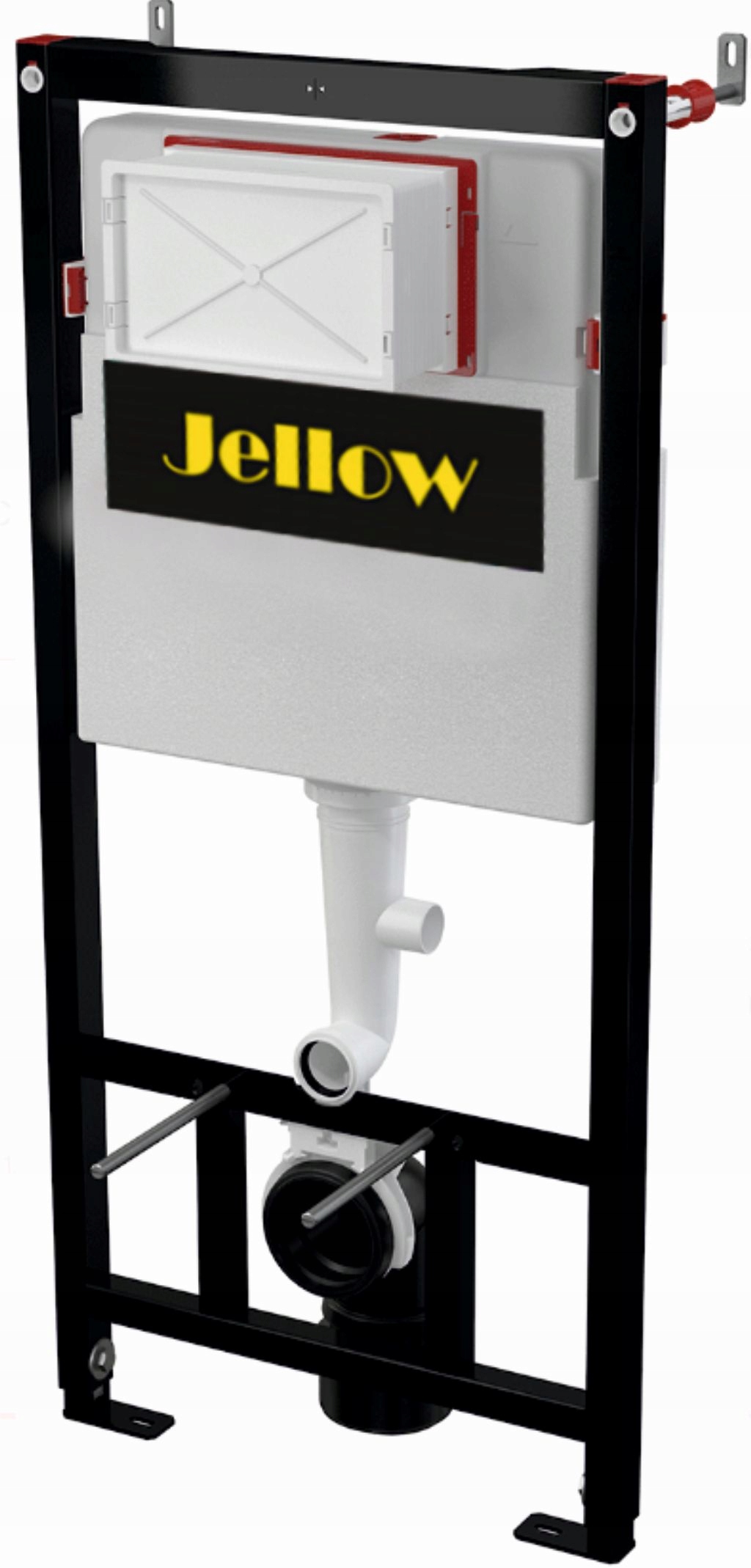 JELLOW OPTIMA stelaż podtynkowy do WC + przycisk biały połysk Kod producenta DLP.J.OPTIMA-1120/510 OPTIMA-P.RECTANGLE-WH