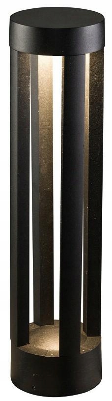 Záhradná lampa Tepic čierna 9W Led 3000K IP54 43,5cm na terasy na záhradu