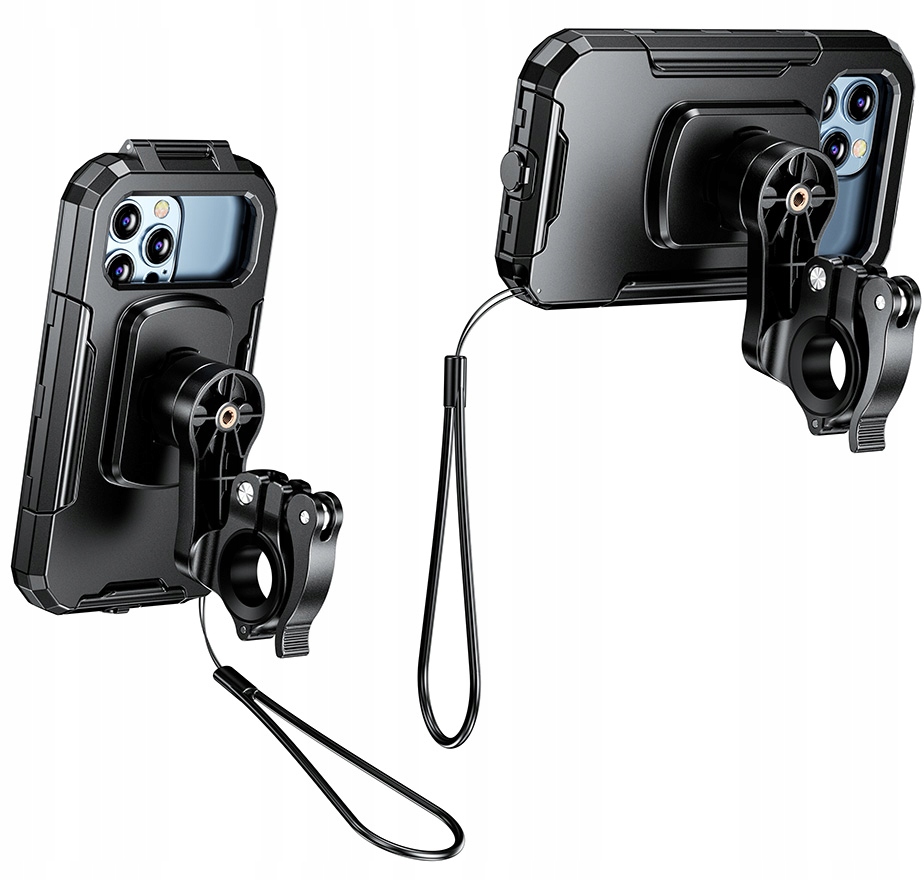 Uchwyt motocyklowy antywibracyjny z etui na telefon - 167-HARD-C Waga produktu z opakowaniem jednostkowym 0.365 kg
