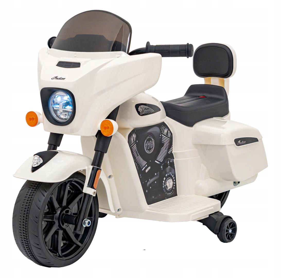 Motor Motorek Chopper Na Akumulator Dla Dzieci Boczne Kółka