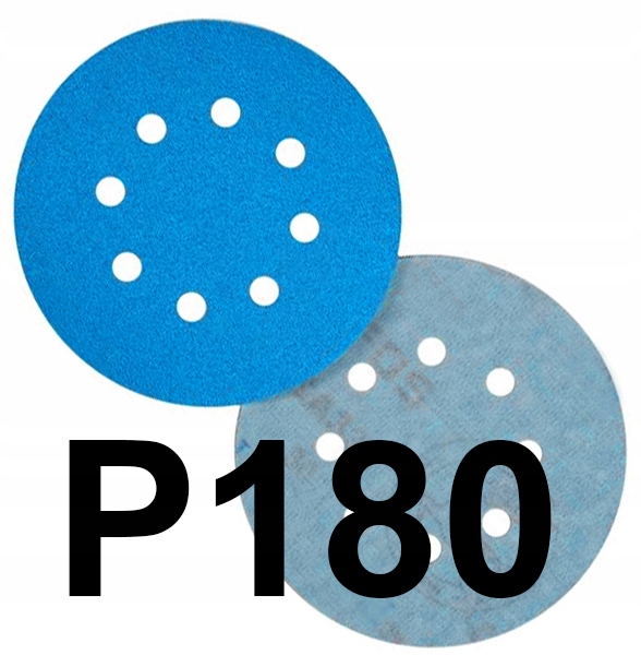 

Krążek Ścierny 125mm na Rzep Papier Ścierny P180