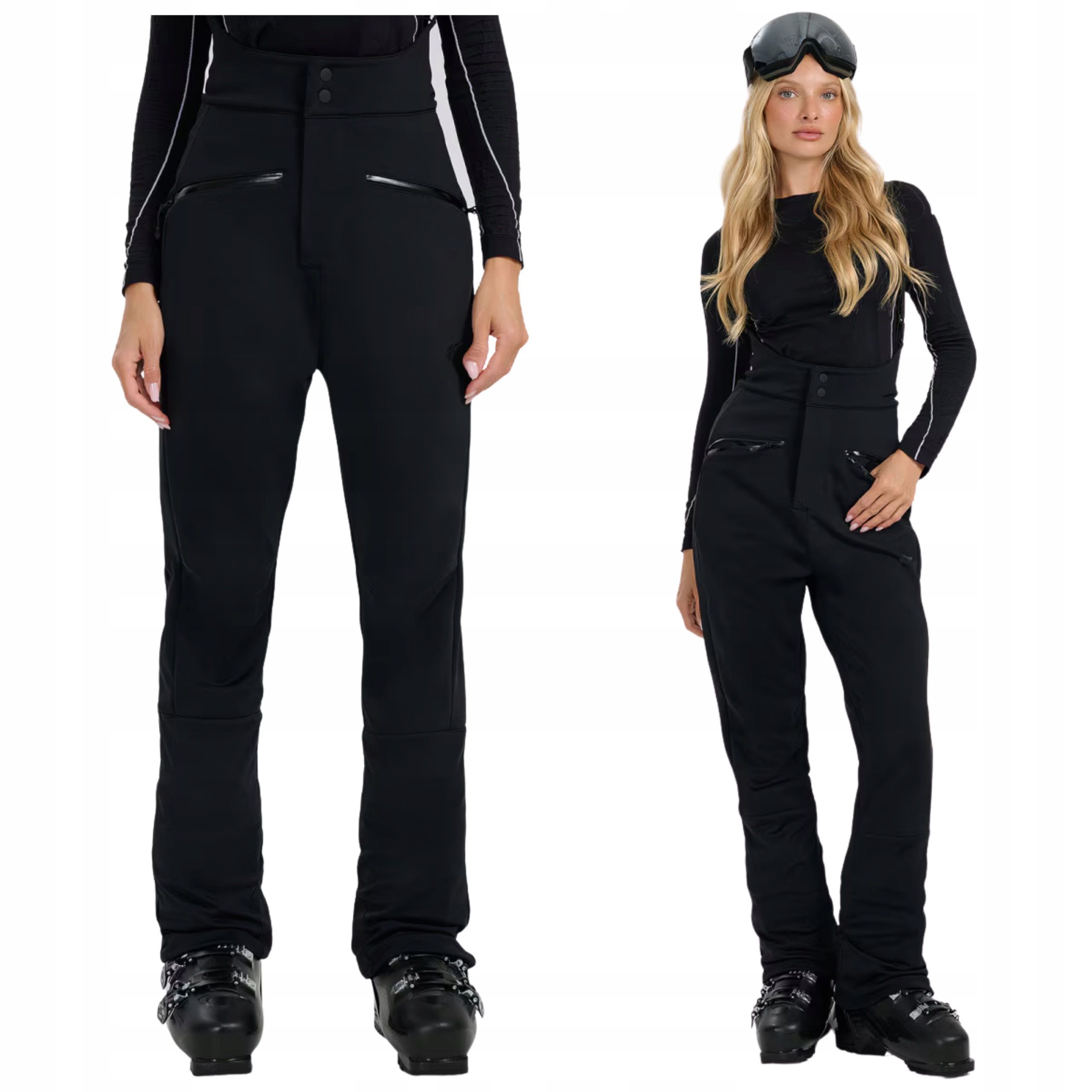 Spodnie Narciarskie 4F Damskie Na Szelki Snowboardowe F0994 Na Narty Pro L