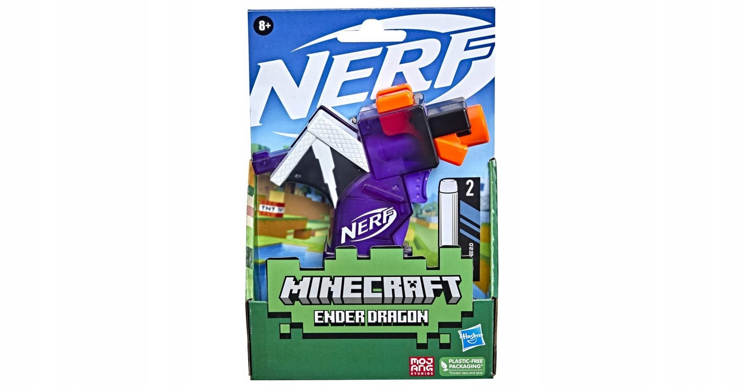 HASBRO NERF WYRZUTNIA MINECRAFT ENDER DRAGON Seria N-Strike Elite
