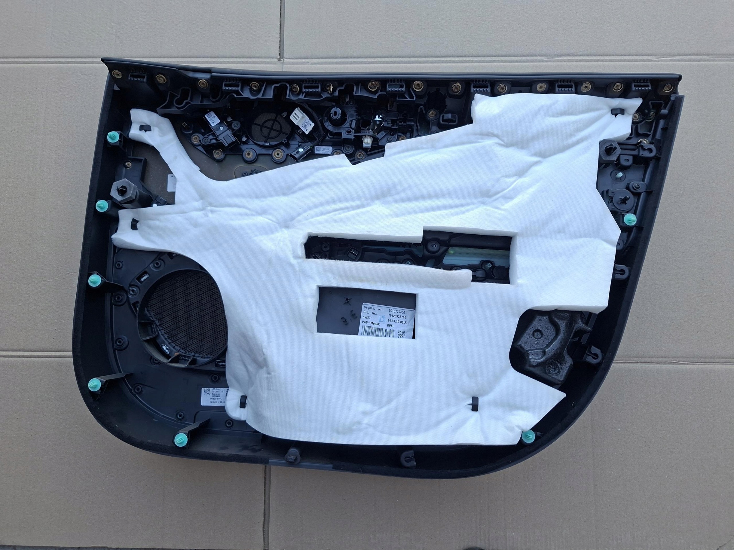side door front front left upholstery JAGUAR and-PACE X590 EV400
