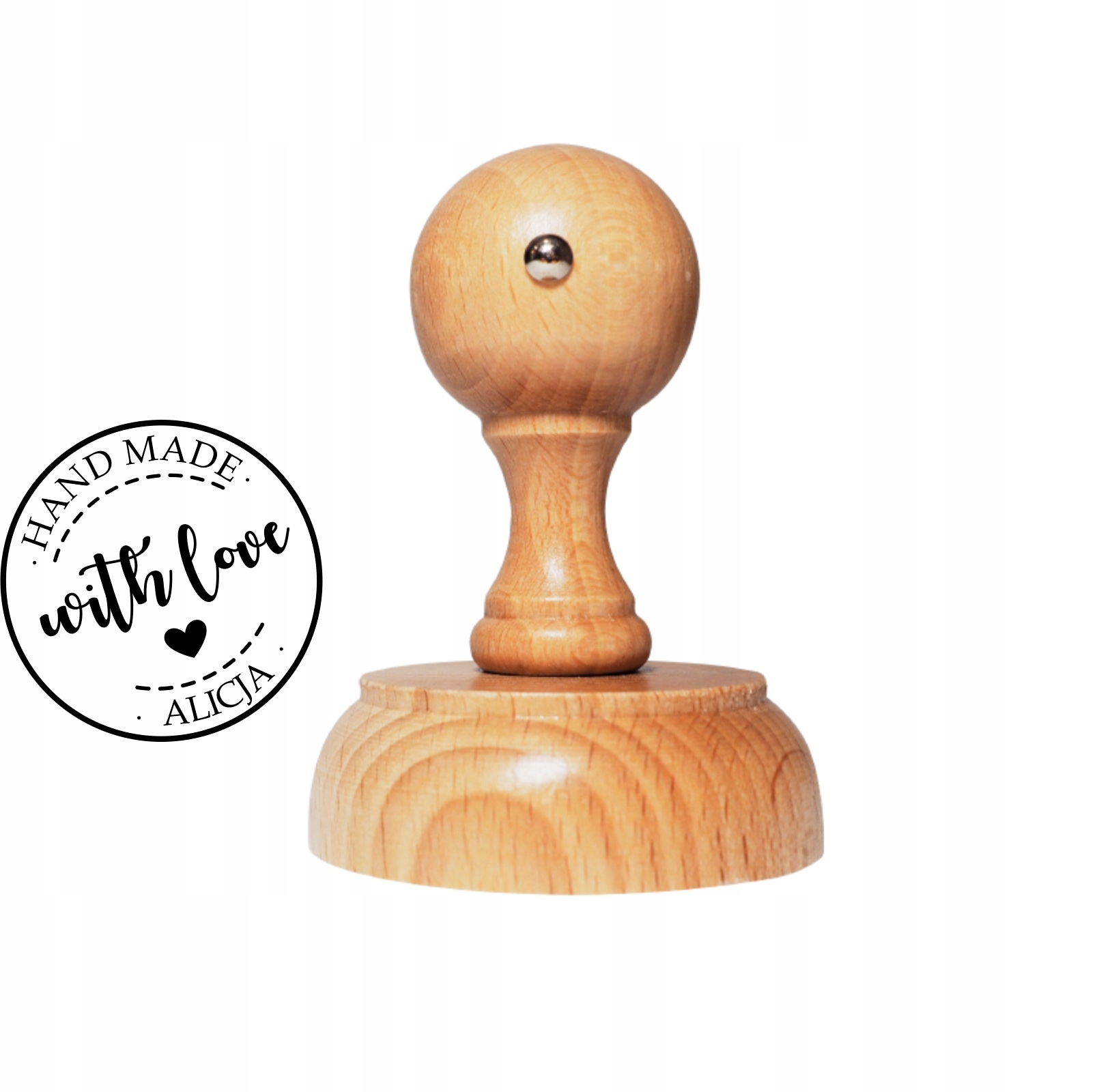 

Stempel handmade rękodzieło zawieszka logo projekt