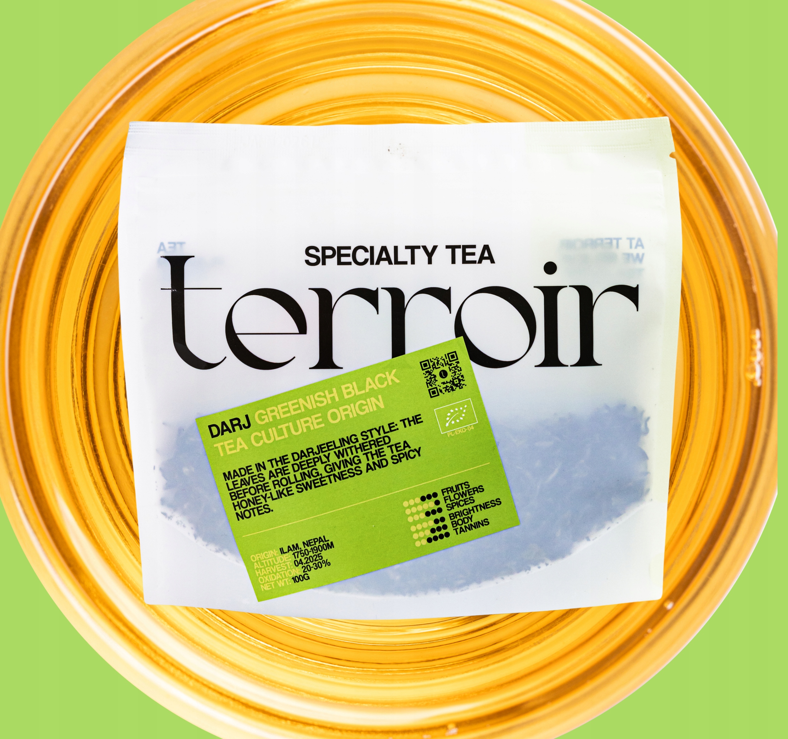 Levně Čaj Černý Darj z ekologického zemědělství v Himalájích, 100 g