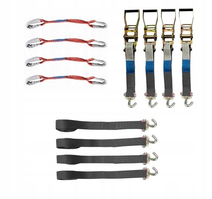 Černé Pásy 3M Otočné háčky pro zapínání 4T Zašitá zesílená spona 50 mm