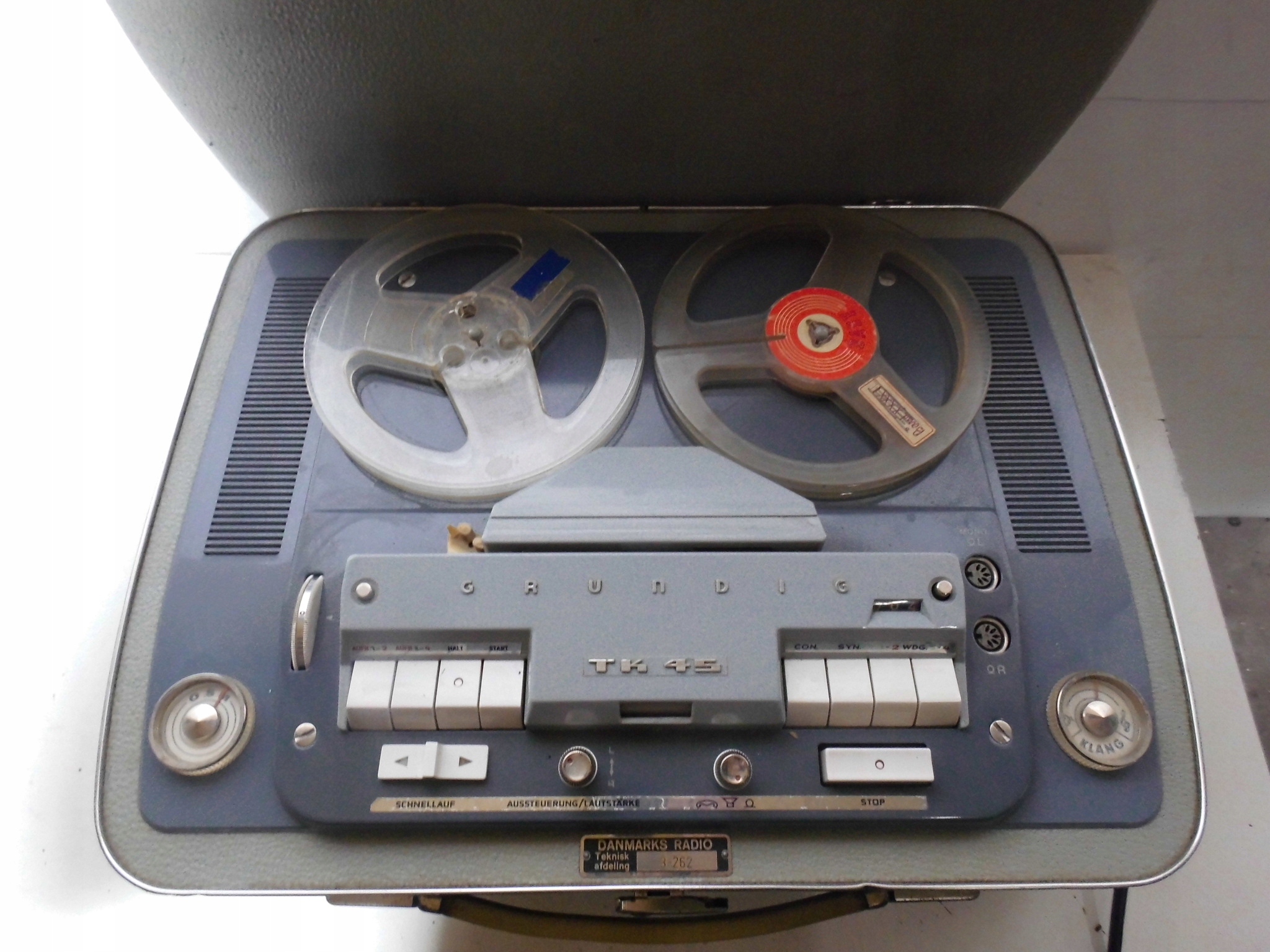 magnetofon szpulowy grundig tk 45