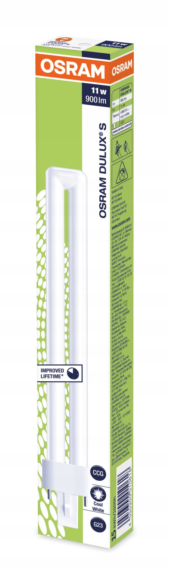 

Osram świetlówka Dulux S 11W barwa 4000K G23