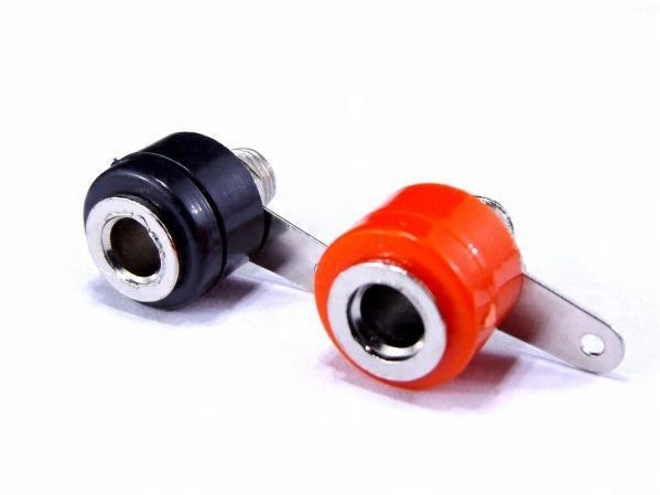 

Komplet gniazd banan 4mm czarne czerwone