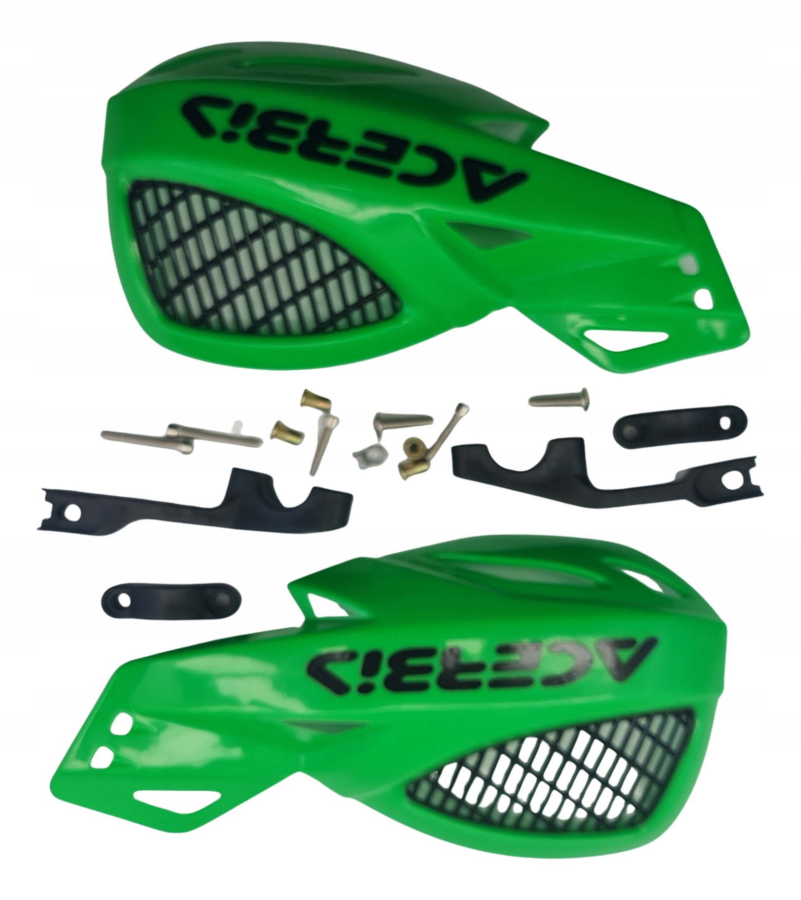 

Listki Handbary Osłony dłoni Cross Enduro zielone