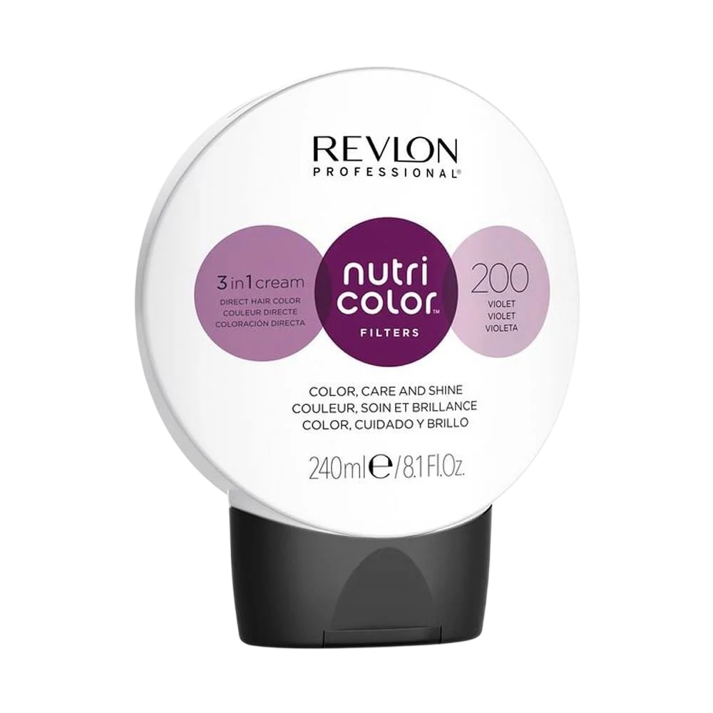 Revlon, Nutri Color Filters, Tónovací krém na vlasy, 200 Violet, 240 ml