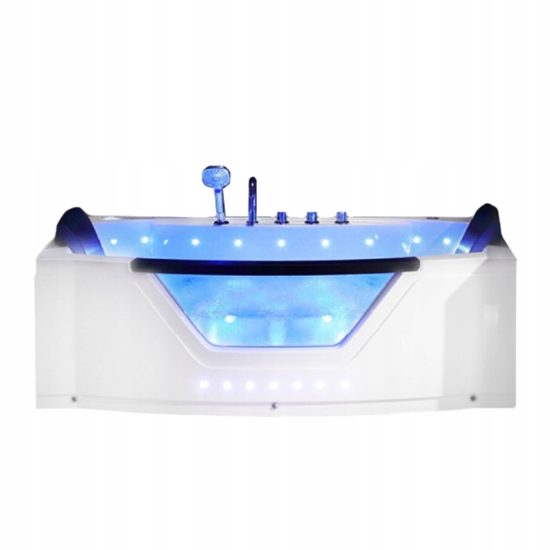 Wanna Z Hydromasażem I Podgrzewaczem Uran 931 Biała 33 Dysze 170x76 CM