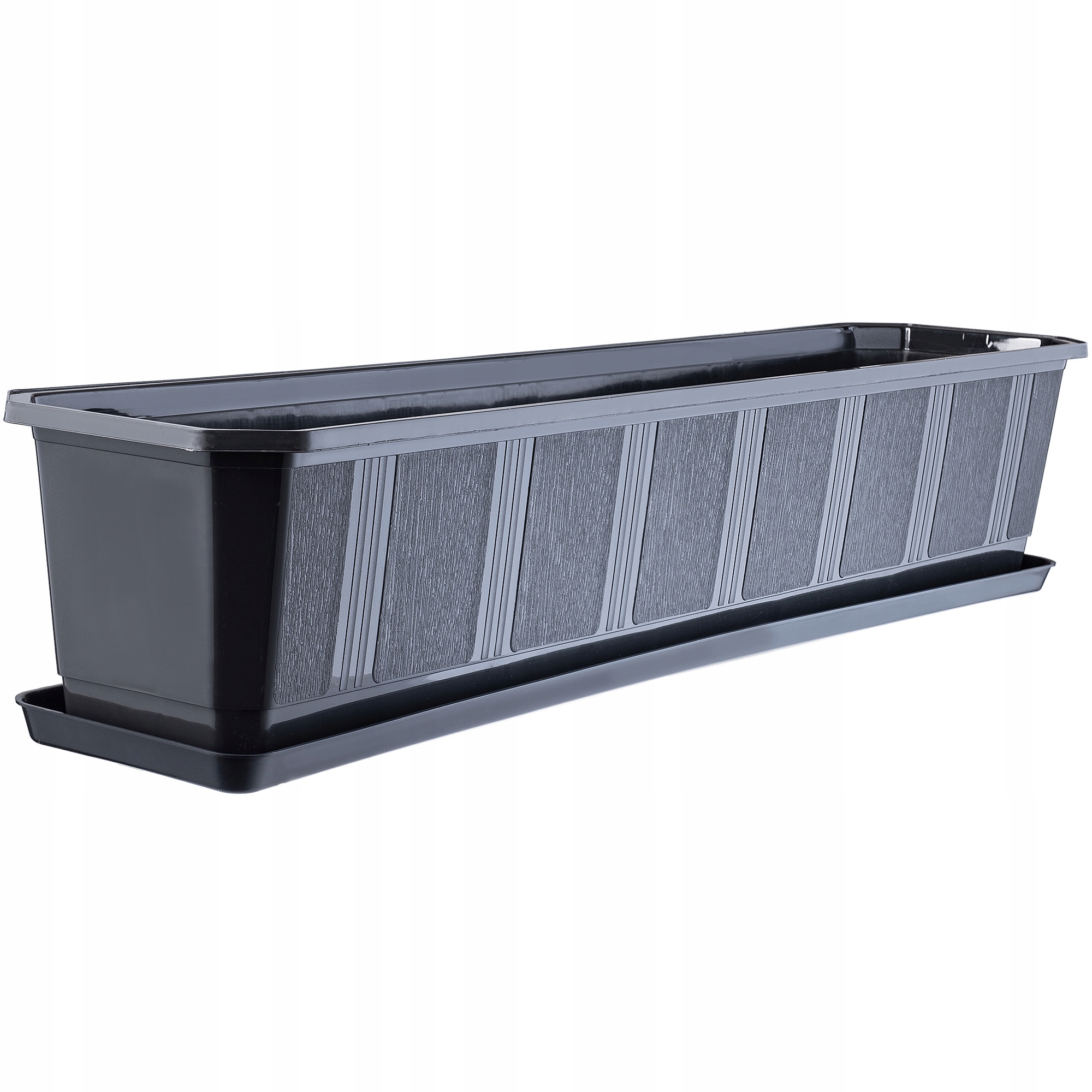 

Doniczka Donica Balkonowa Podstawka 80CM Grafit