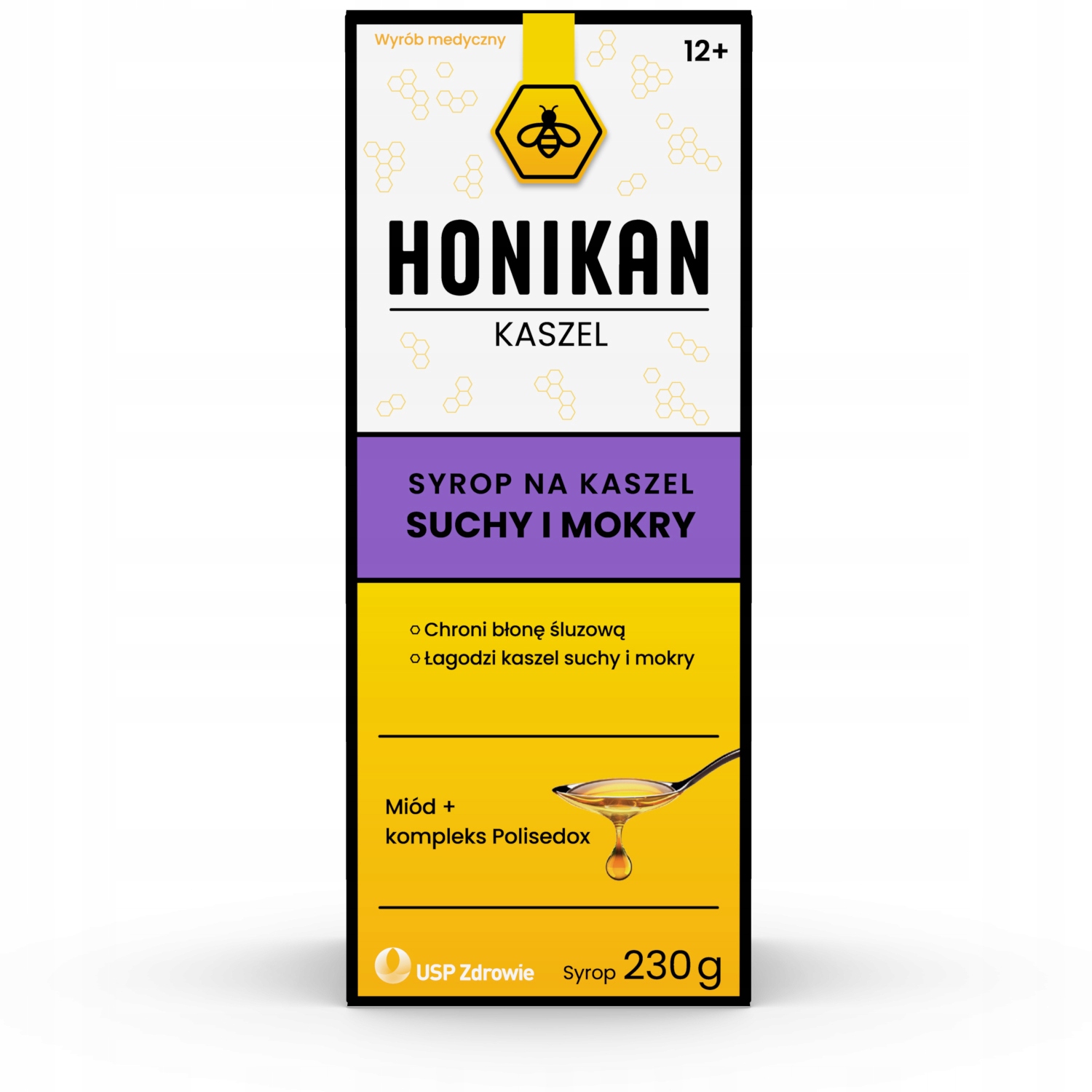 

Honikan Kaszel Syrop na kaszel suchy i mokry 230g