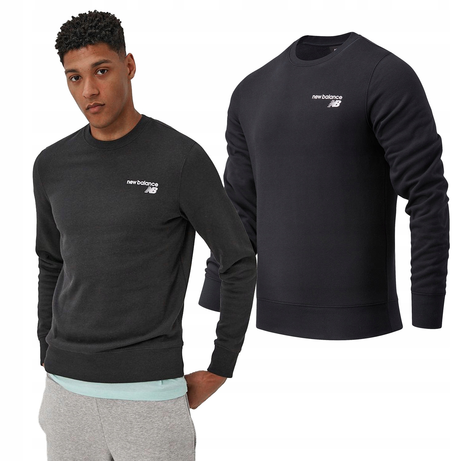 

Bluza Męska New Balance Dresowa Bawełna MT03911