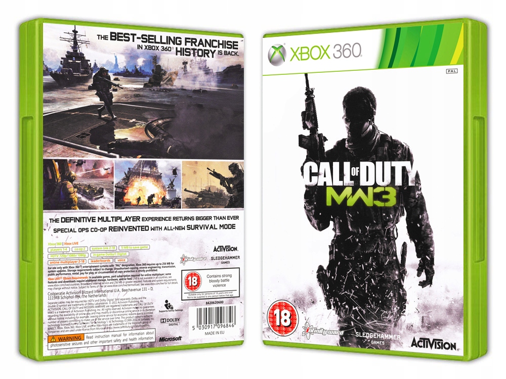 CALL OF DUTY MODERN WARFARE 3 XBOX 360 - Stan: Używany 18.90PLN ...