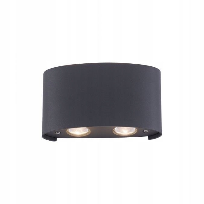 Zahradní nástěnné svítidlo Zuma Line šedé s integrovaným Led zdrojem 18 W