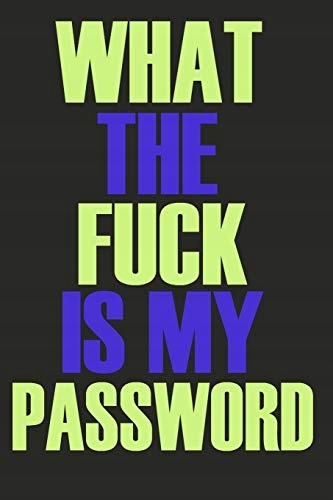 Planner, Magic What The Fuck Is My Password: Internet password logbook