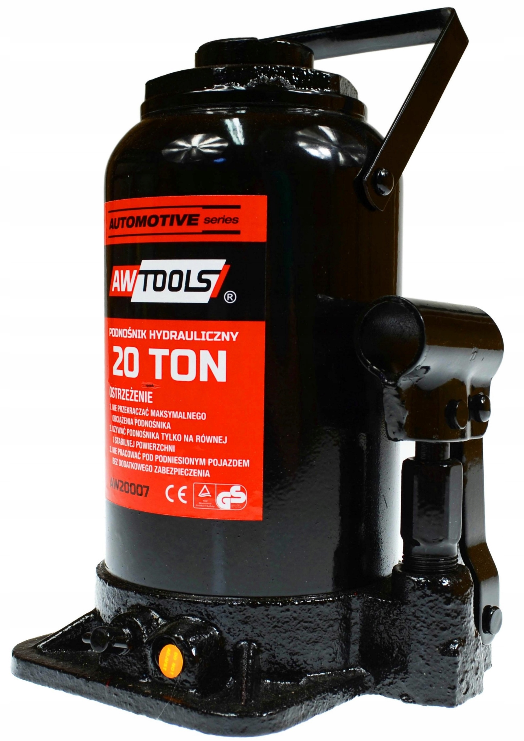AWTOOLS Podnosnik hydrauliczny slupkowy 20T 445mm