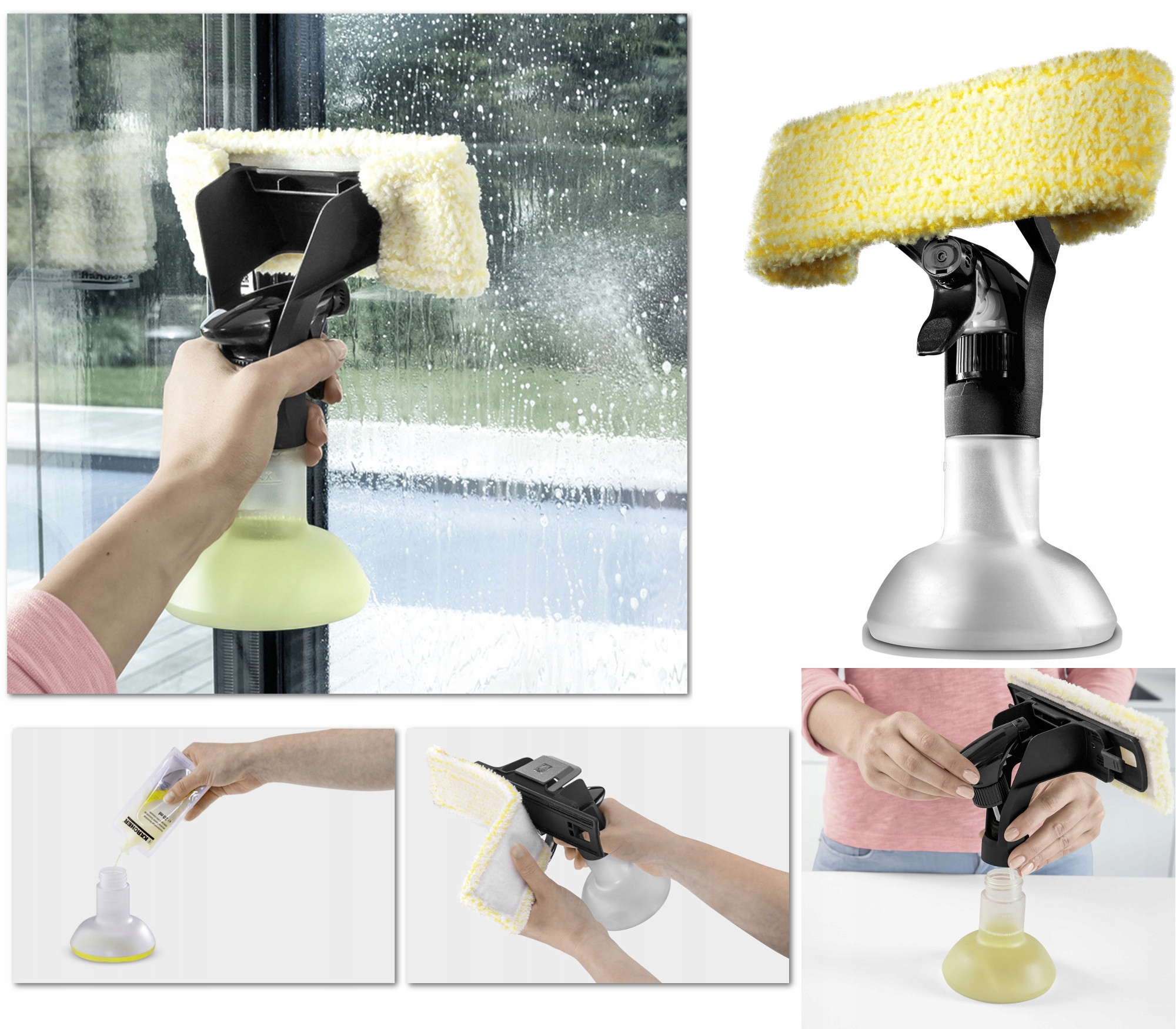 KARCHER MYJKA DO OKIEN WV 2 N PLUS DO WYSOKICH OKIEN Model WV 2 Plus N