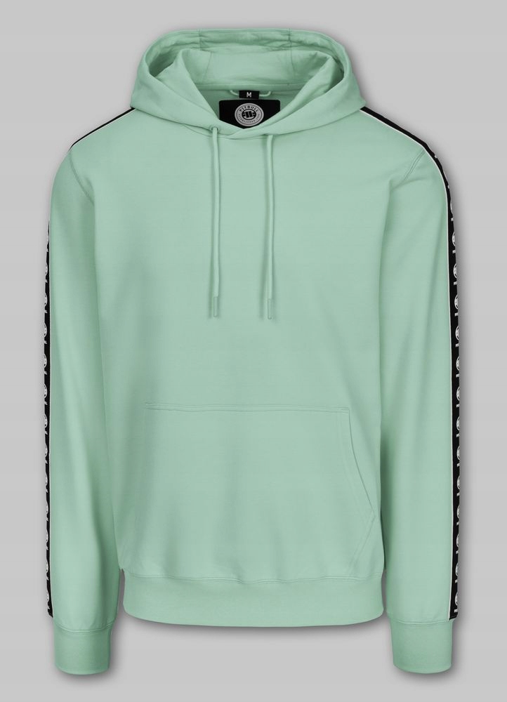 Pánská Mikina s kapucí Pitbull Tenká tepláková mikina Tape Nugget Lampasy