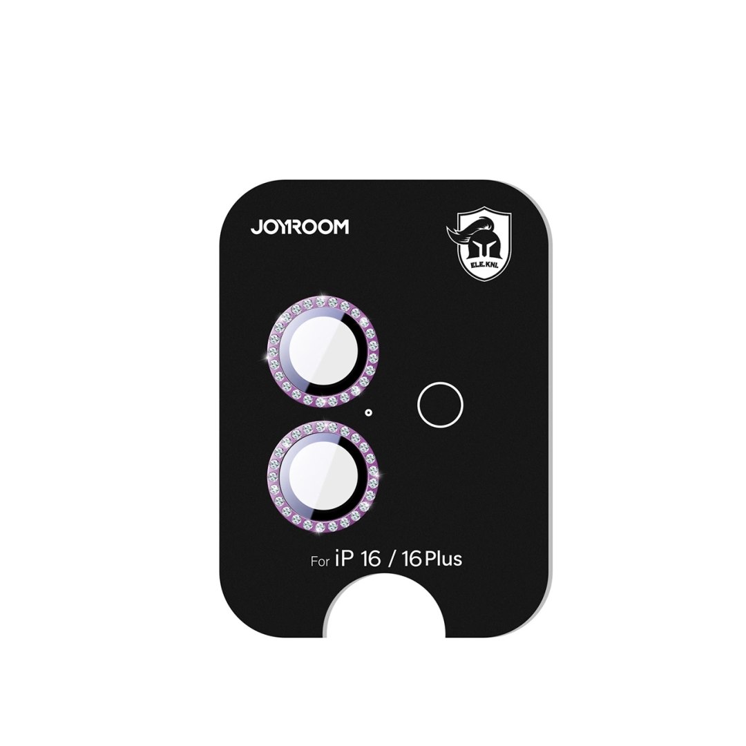 Szkło ochronne Joyroom JR-MSJ0275 na obiektywy iPhone 16/16 Plus różowe