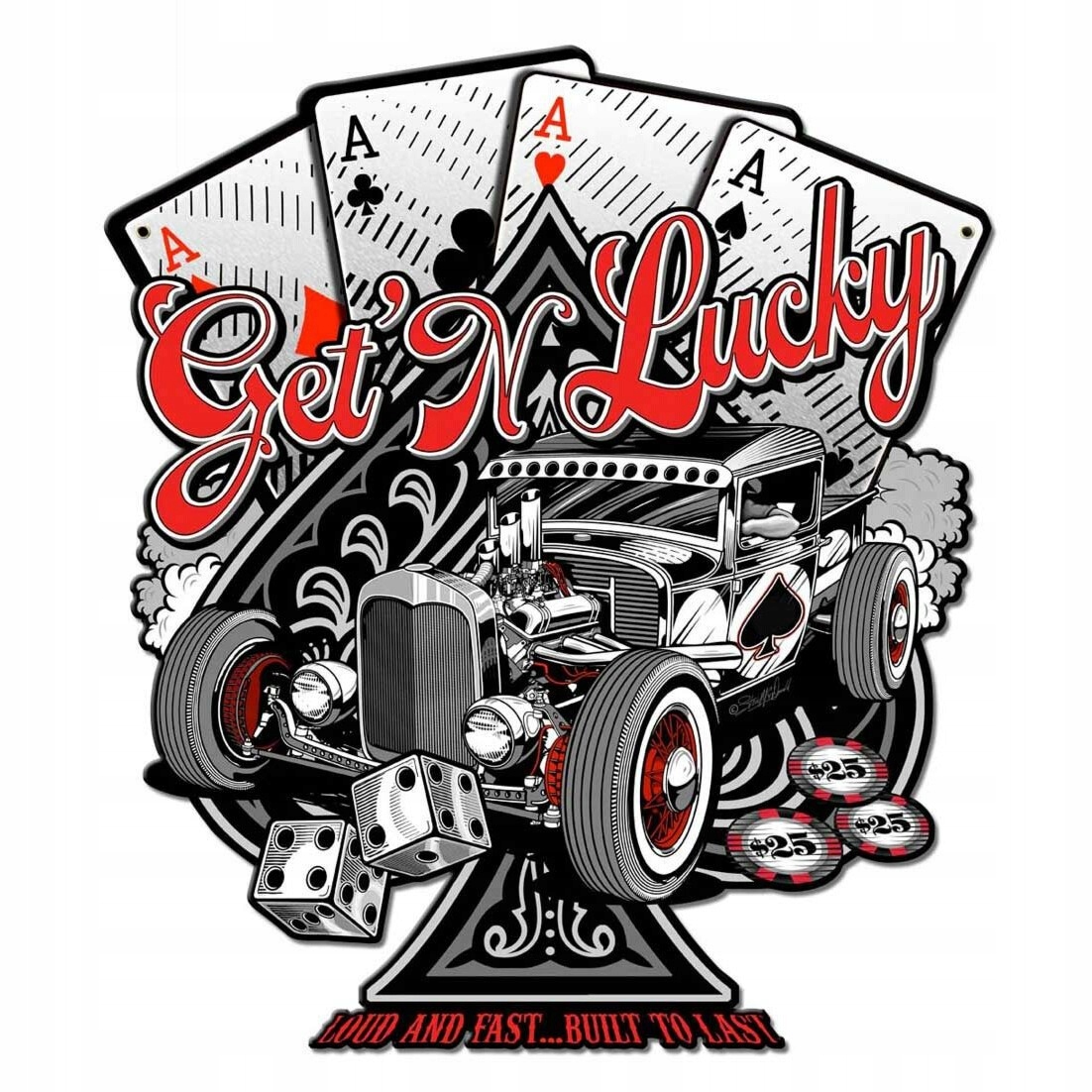 Вивіска 40 x 36, Get N Lucky, США хіт подарунок