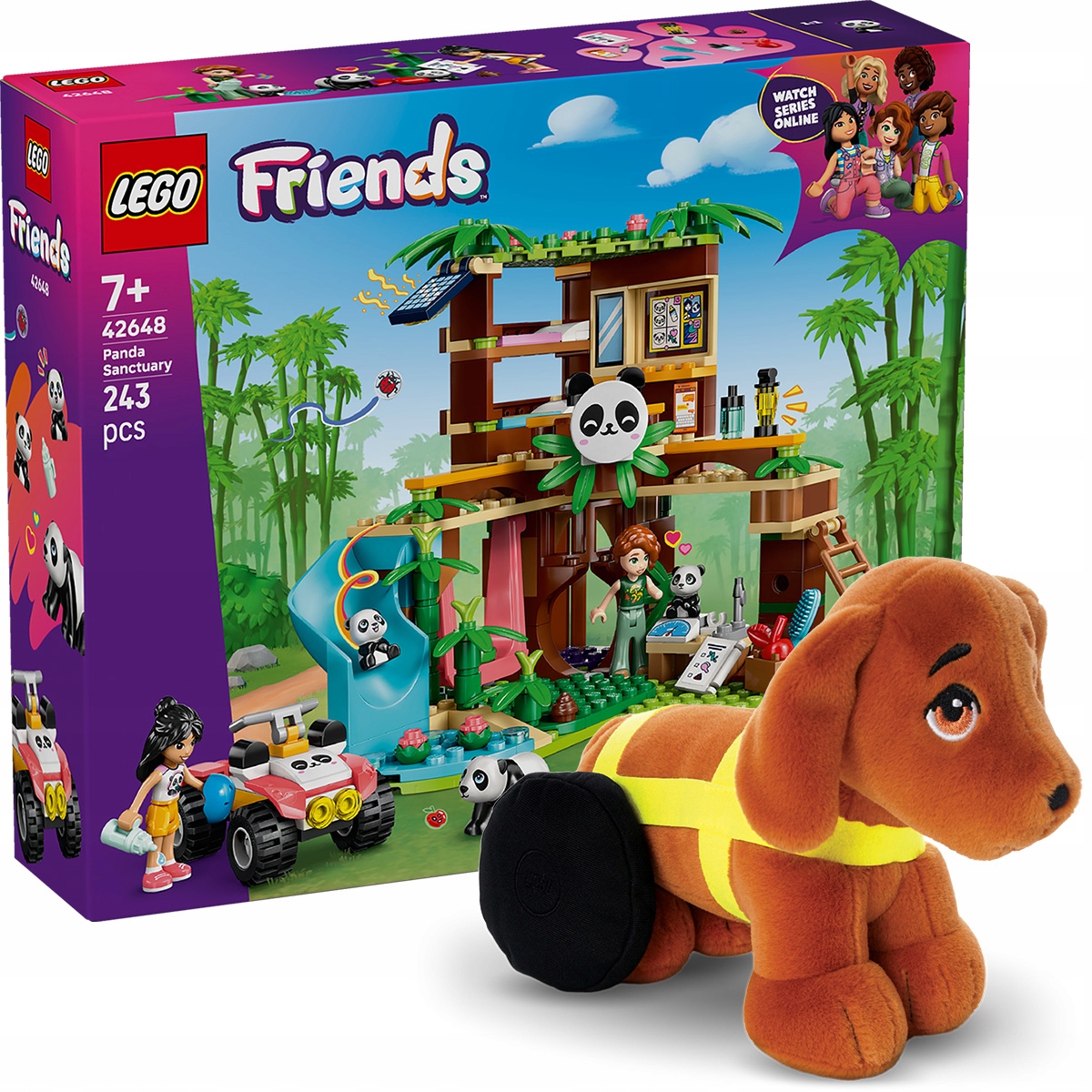 Lego Friends Péče o pandy v rezervaci 42648 Plyšák Pejsek