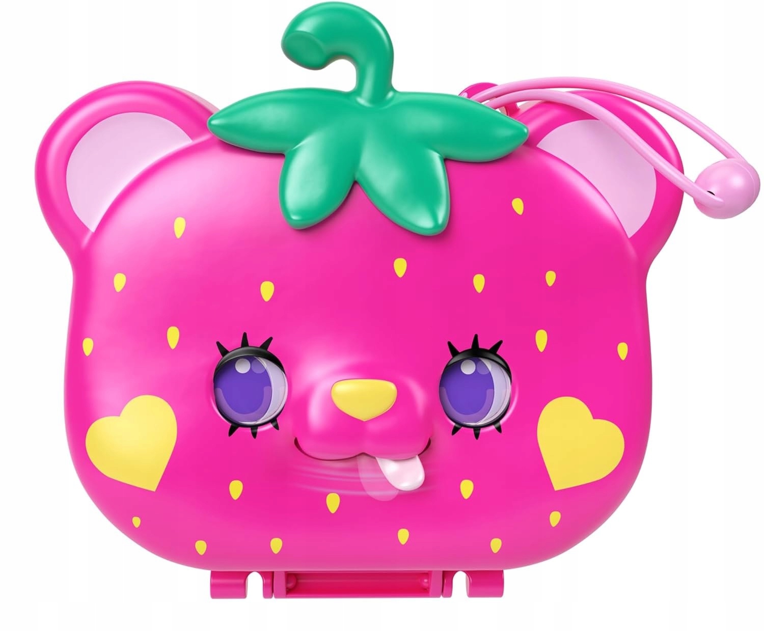 LALKA POLLY POCKET PIESEK TRUSKAWKOWY MIŚ zestaw do zabawy Wysokość produktu 1 cm