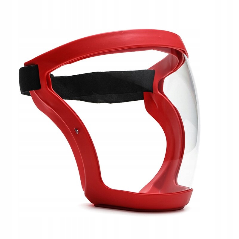 Protective Mask Adjustable Transparent PVC Model sprawdź opis
