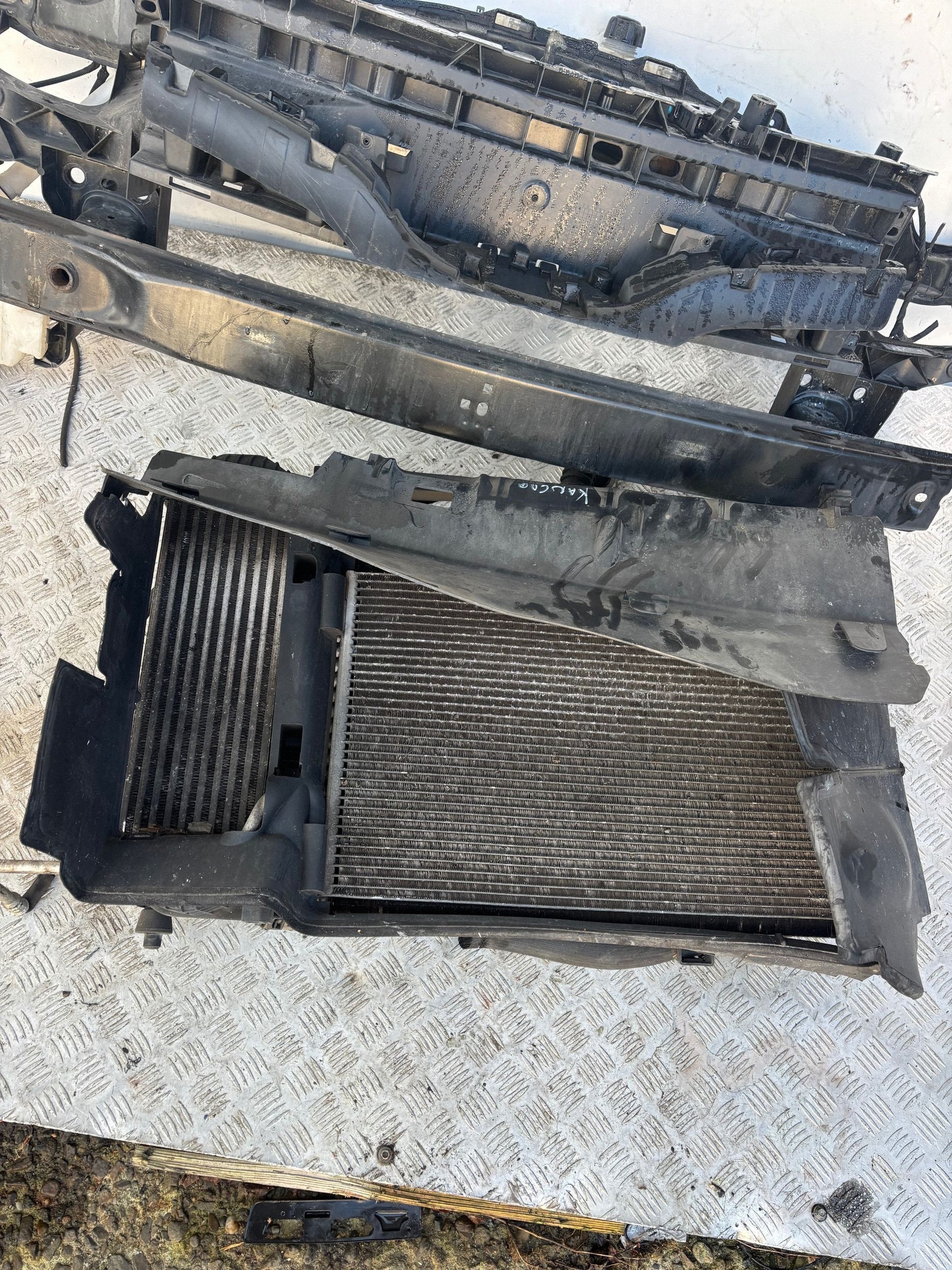 support panel for radiators sider radiator RENAULT KANGOO II LIFT 13- 1.5 DCI