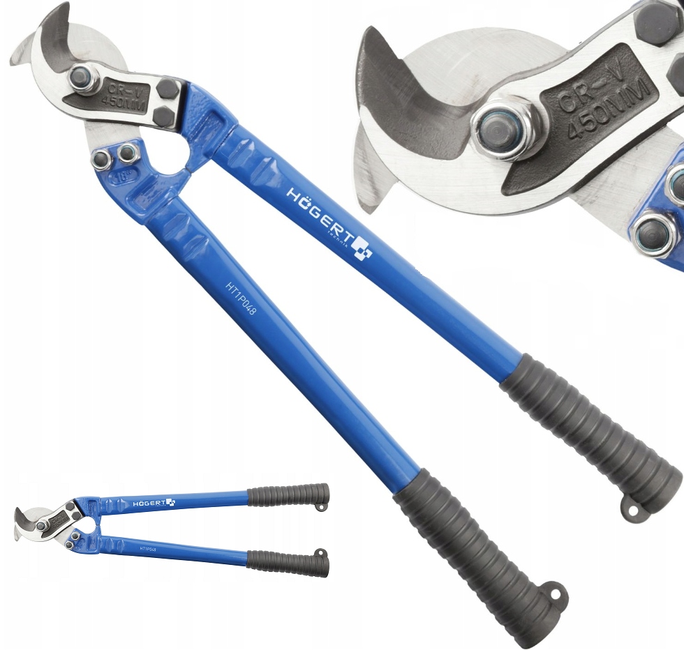 

Hogert Nożyce Do Cięcia Kabli 450mm 18'' do 22mm