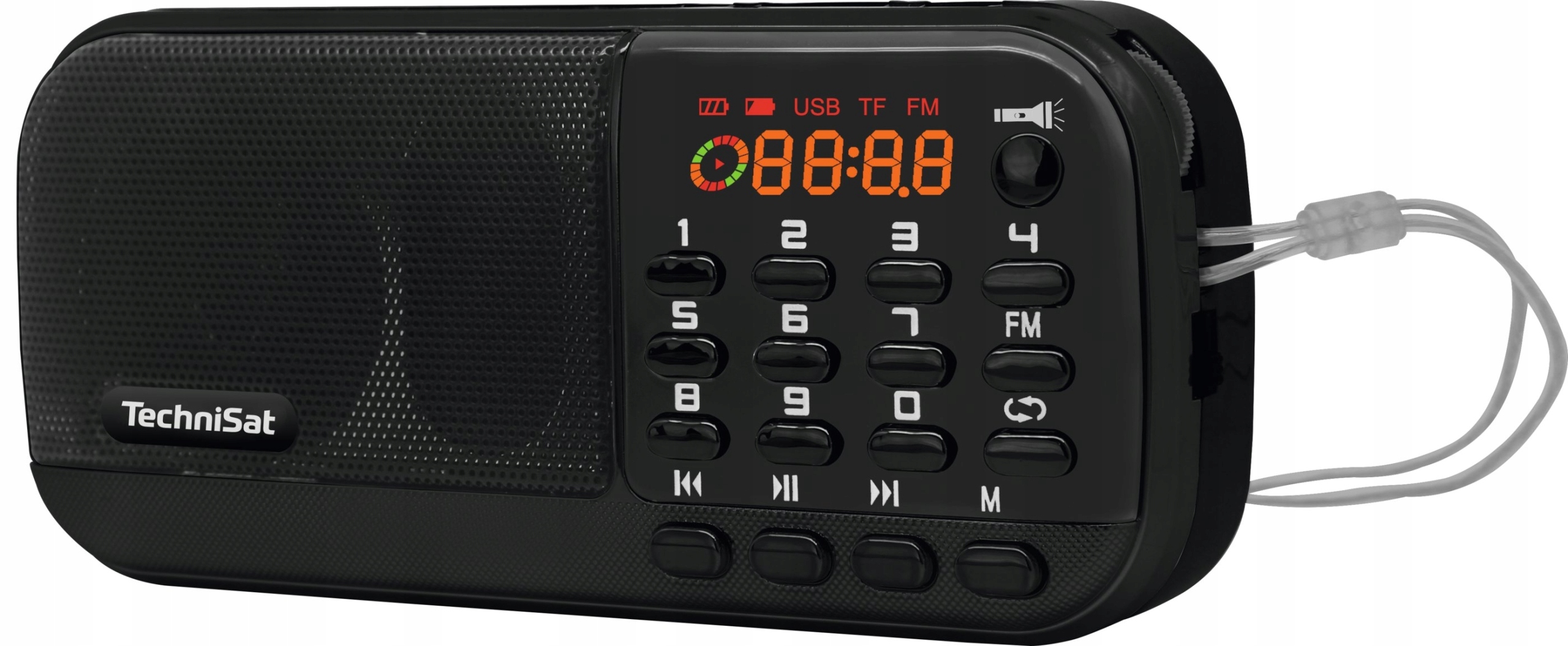 

Mini Radio Fm TechniSat na Baterie Odtwarzacz Usb