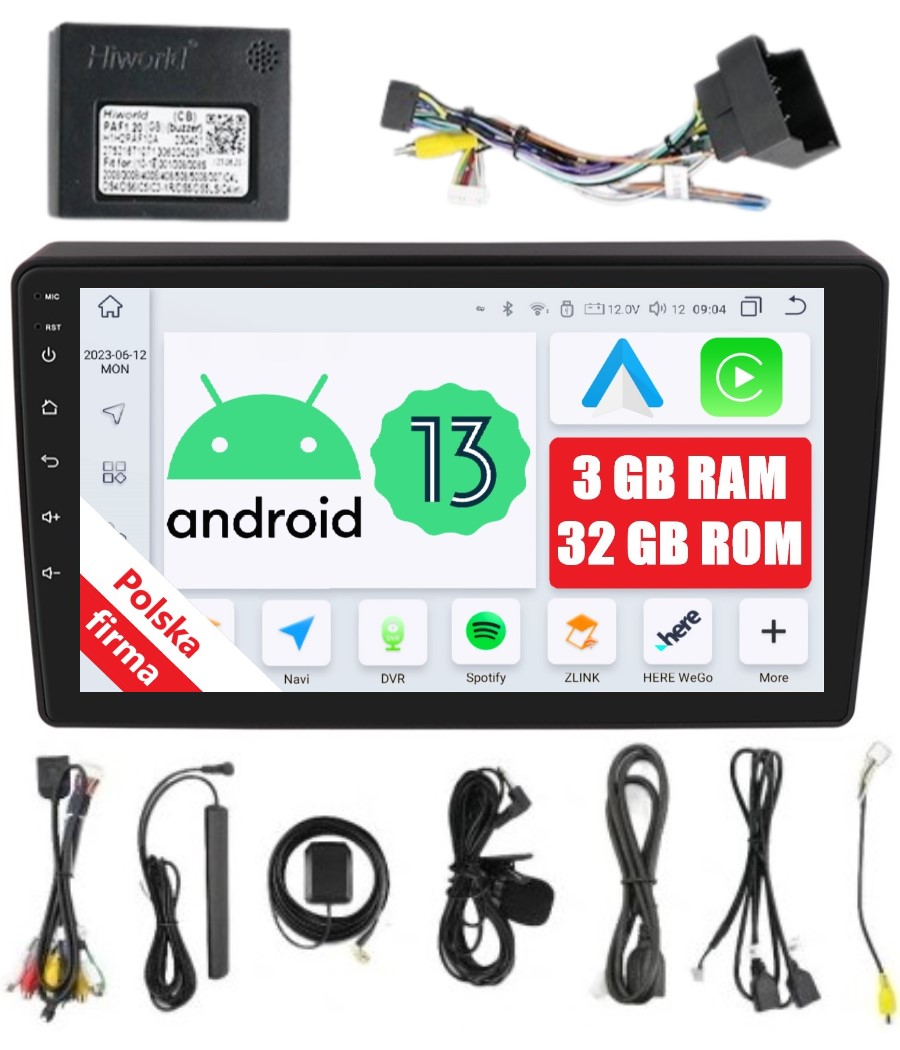 Rádio 2DIN Navigácia Android Peugeot Partner 2 II 3/32 Gb Dsp Carplay Lte