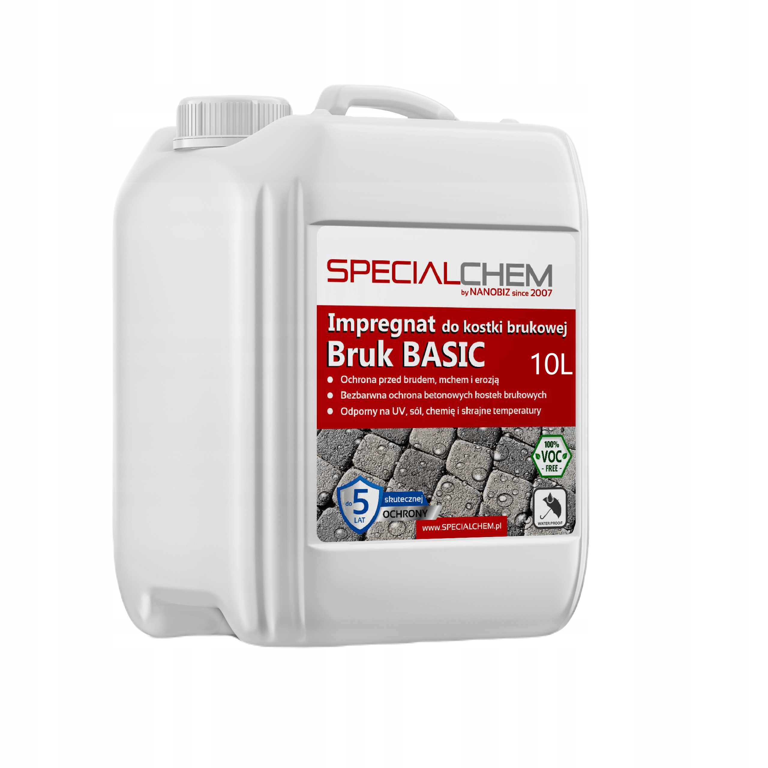 Specialchem Bruk Basic Impregnat do kostki brukowej i betonu 10 L