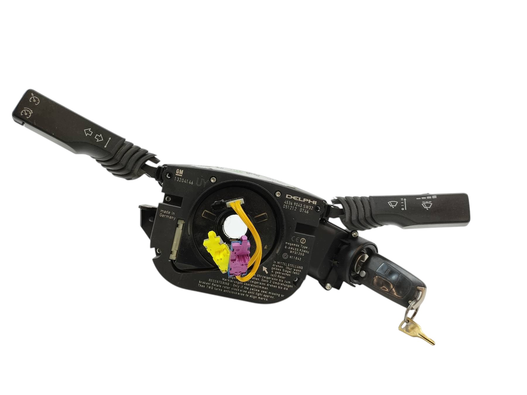 commande levier commodo sous volant 13204146 Opel Vectra III (2002-2008) C