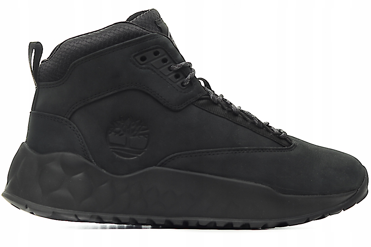 Pánska obuv TIMBERLAND SOLAR WAVE MID BLACKOUT NUBUCK čierna kožená