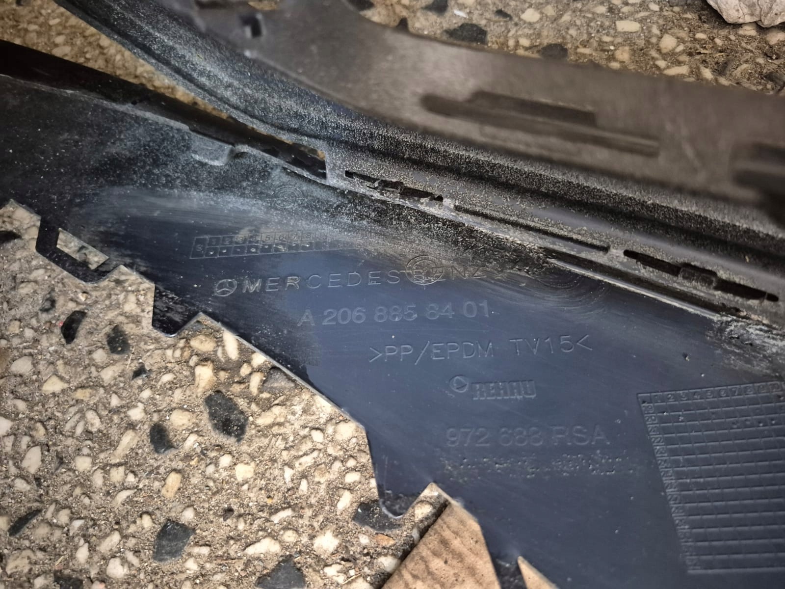 MERCEDES C-KLASA W206 AMG 21-> bumper front front PDC
