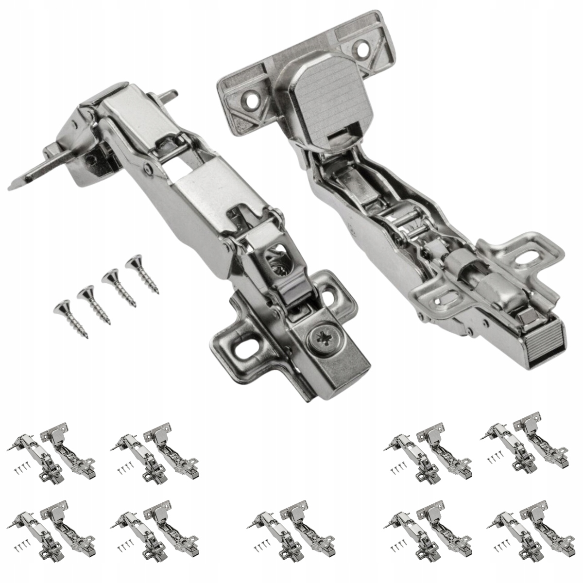 Nábytkový závěs Gtv Prestige úhlový 165 S Tlumením Dovírání vodítko 10 kusů