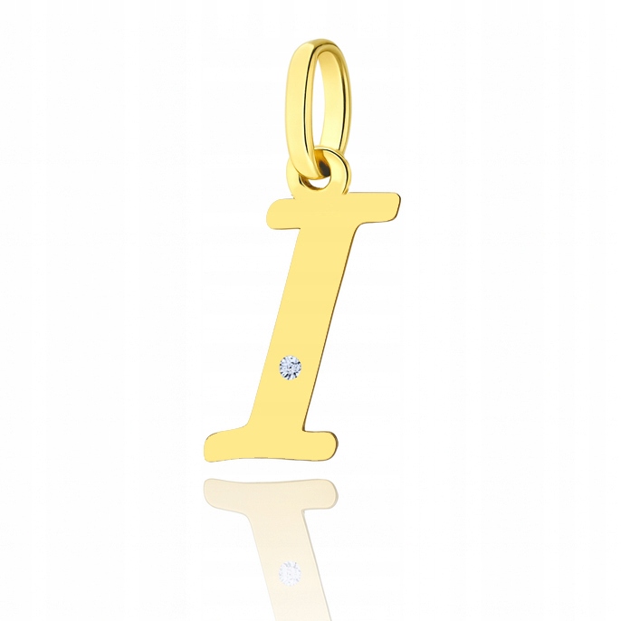 Zlatý Přívěsek S Briliantem PR.585 Písmenko Písmeno A