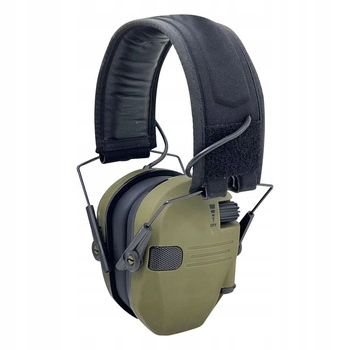 Shade Gear – Aktivní chrániče sluchu Green (tactical slim)