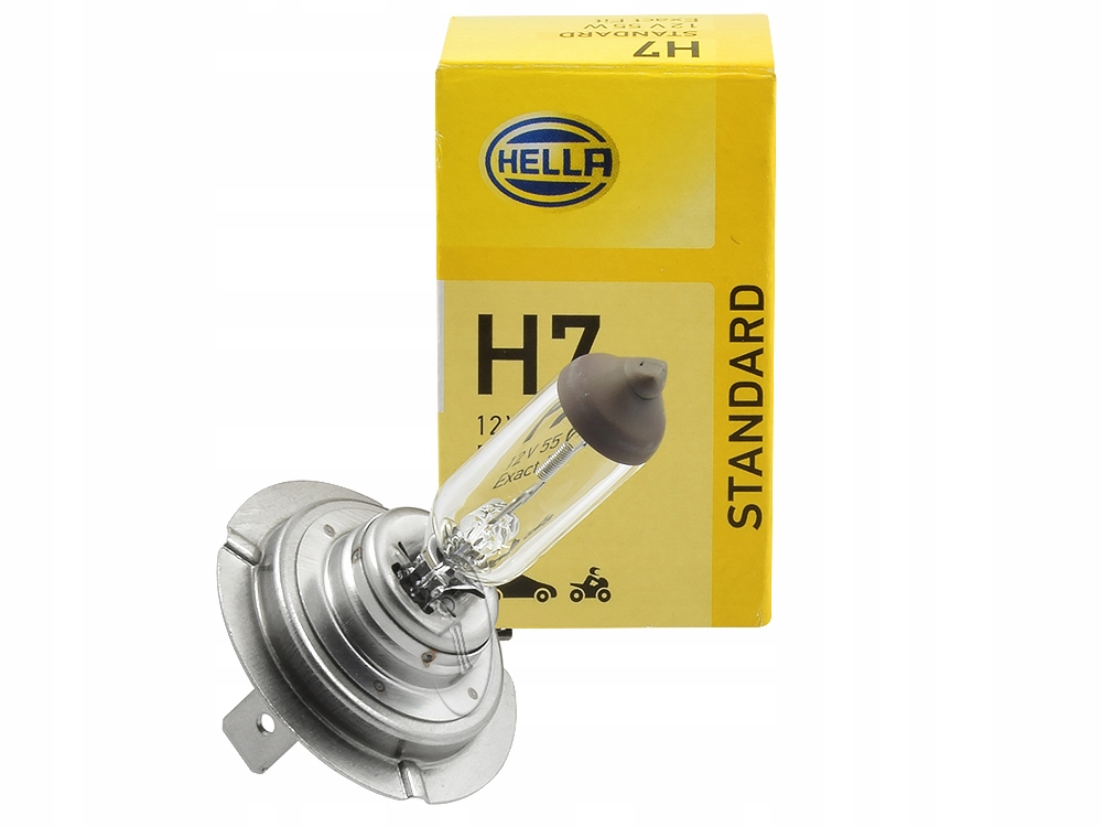 

Żarówka 12V H7 55W Hella PX26d Standard Exact Fit