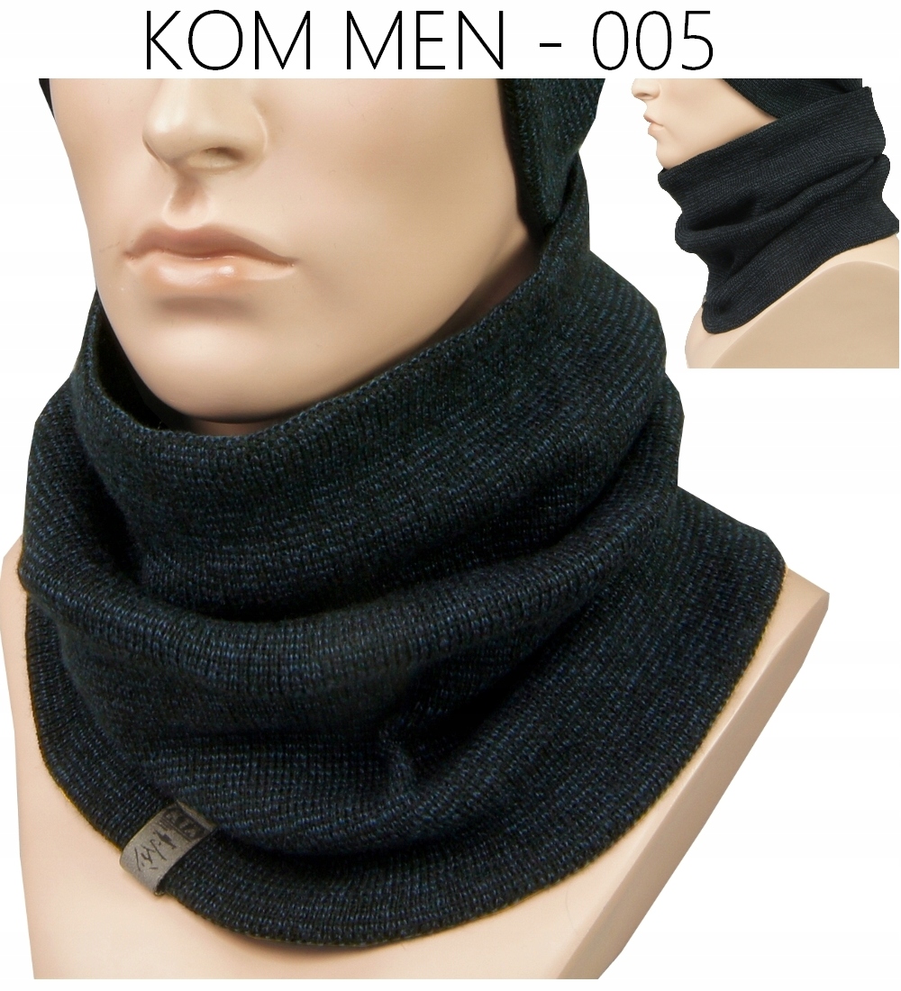 Polski KOMIN MĘSKI CIEPŁY szal JAKOŚĆ, NOWE KOLORY Marka Distribution4you