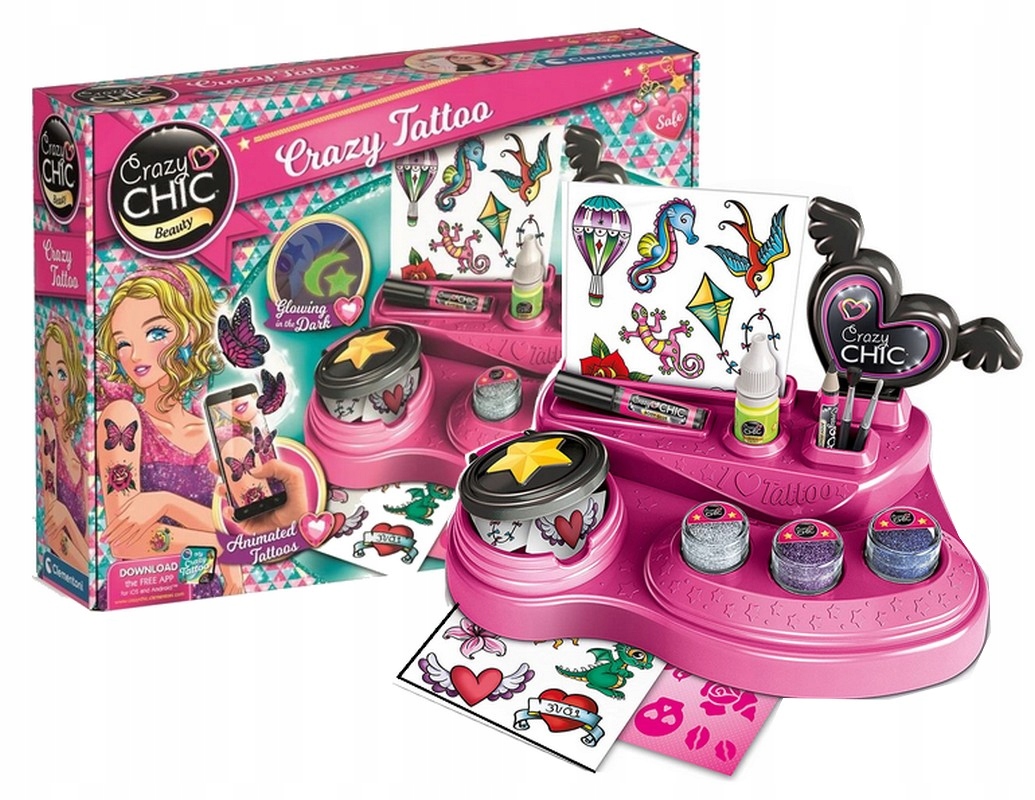 

Clementoni Szalone Tatuaże zestaw do tatuaży