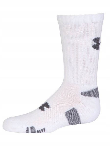 Skarpety Under Armour Heatgear Crew 3P Wh XL