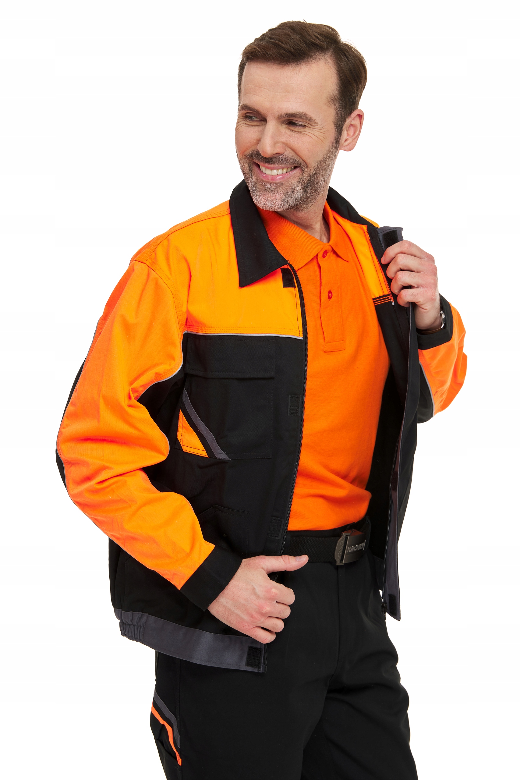 

Bluza kurtka robocza ochronna Czarna XXL/54