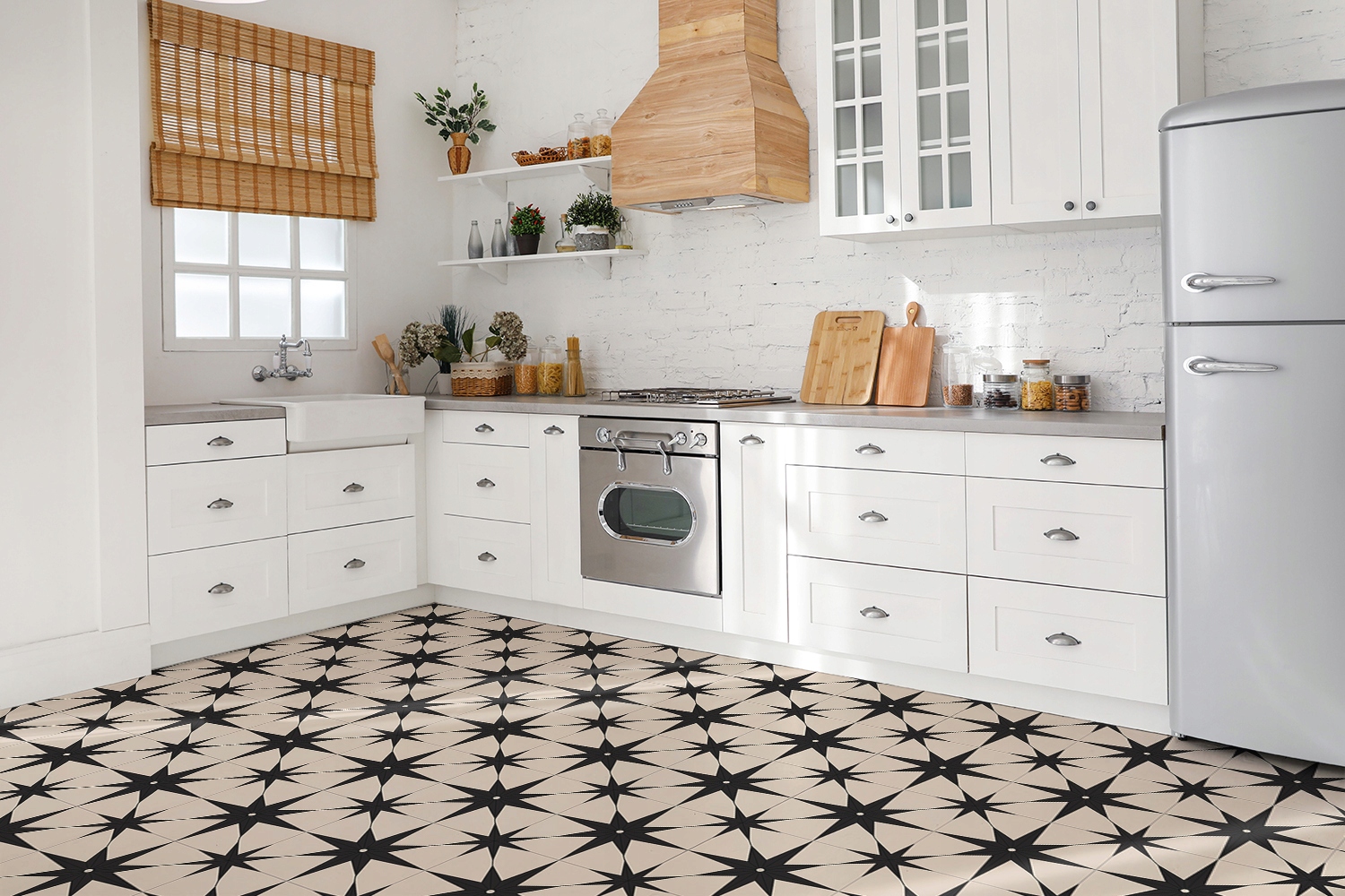 Samoprzylepne płytki podłogowe panele PCV Gwiazda Producent Dywanomat