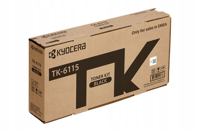Originálny čierny toner Kyocera M4125i, M4132i (TK6115, TK-6115, 1T02P10NL0)